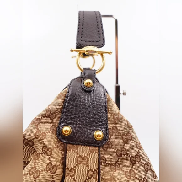 Gucci Brown Monogram GG Canvas Hobo Bag - Picture 5 of 14